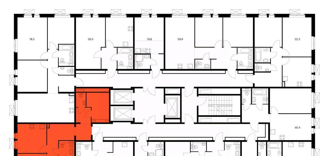 квартира городской округ Ленинский рп Дрожжино ш Новое 2к/3 Бутово фото 2