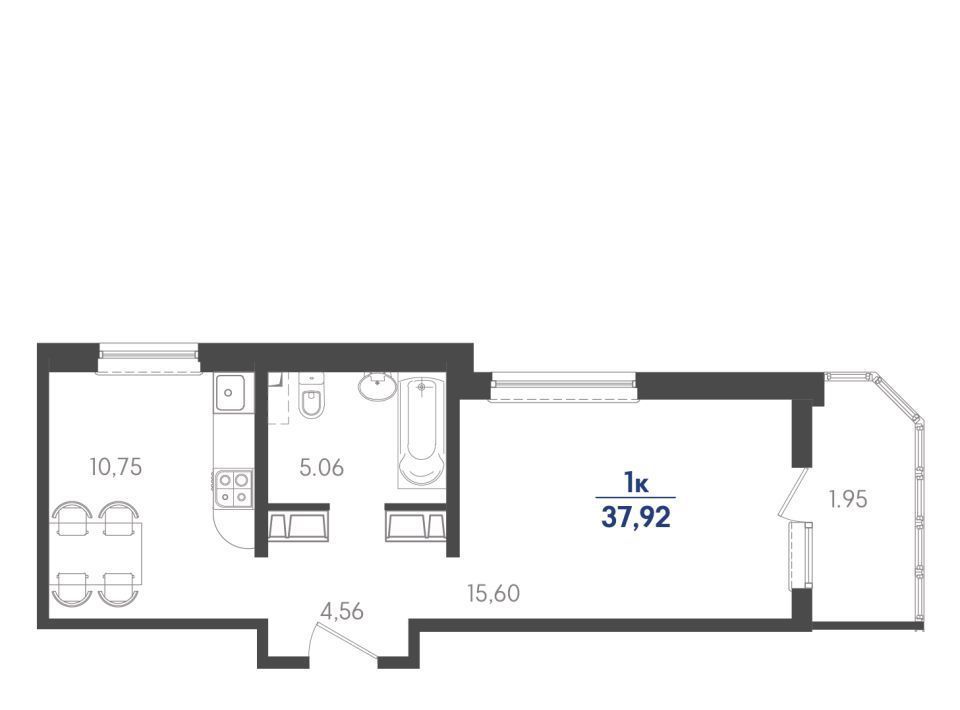 квартира г Краснодар р-н Карасунский ул им. Мачуги В.Н. 166а/3 фото 1