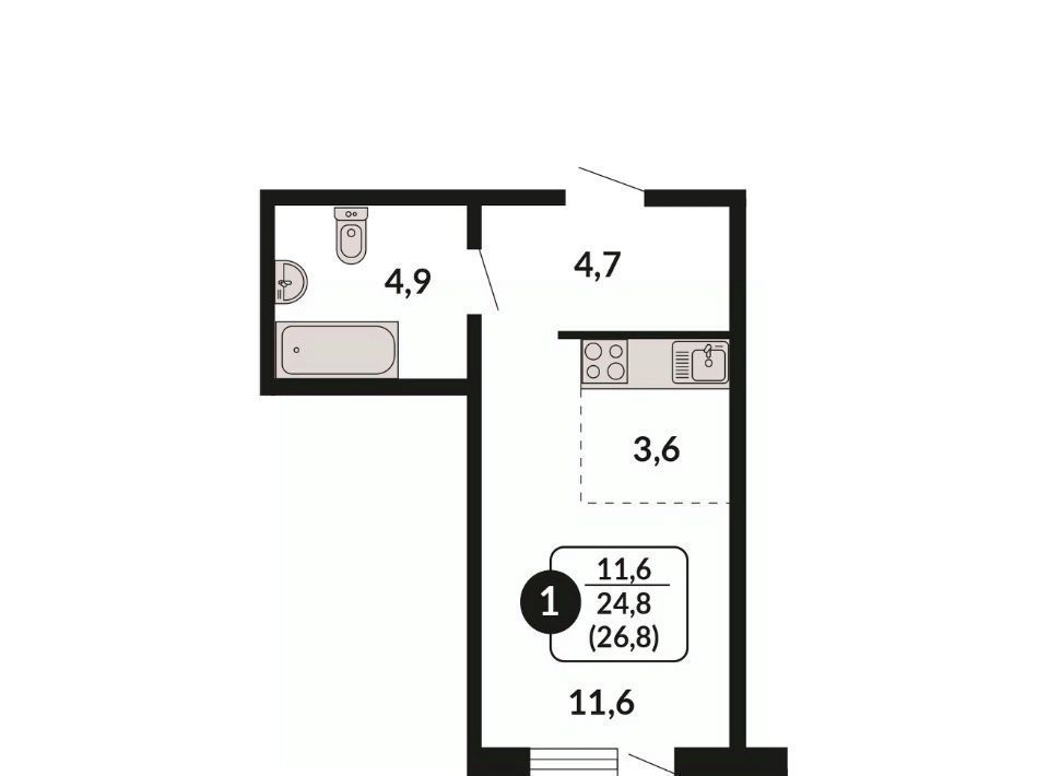 квартира г Киров р-н Ленинский ул Потребкооперации 40 фото 1