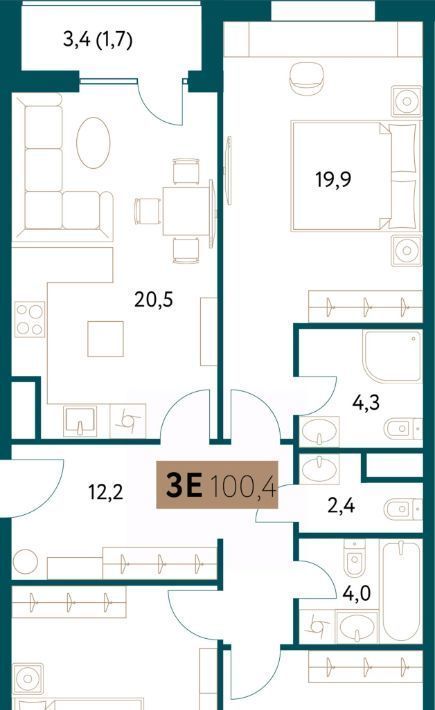 квартира г Москва метро Раменки ул Винницкая 8к/1 фото 1