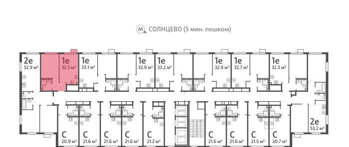 квартира г Москва метро Солнцево ЖК Лучи-2 фото 2