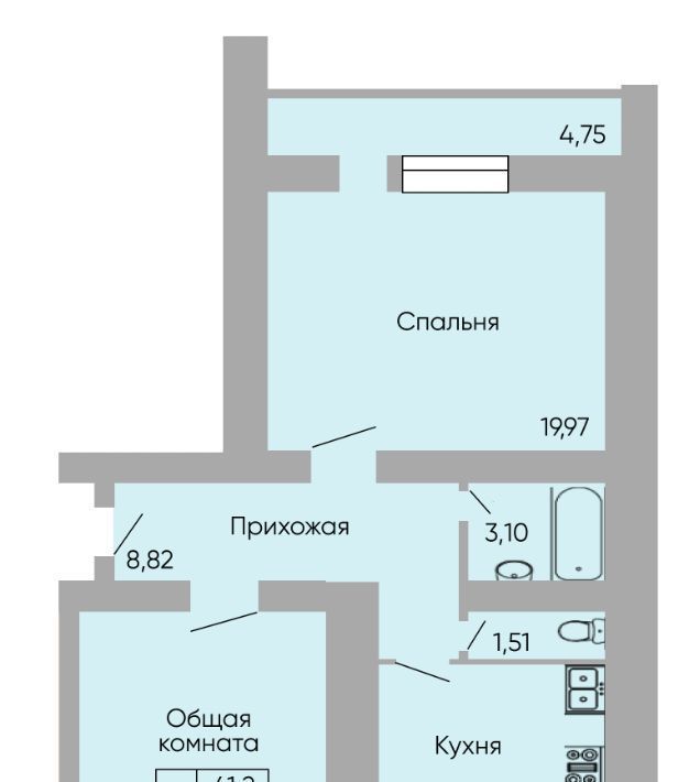 квартира г Ростов-на-Дону р-н Пролетарский Александровка ул Вересаева 103в/1 ЖК «Сиреневый квартал» фото 1