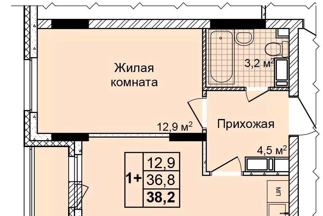 квартира г Нижний Новгород р-н Сормовский Буревестник ул Коперника 2 фото 1