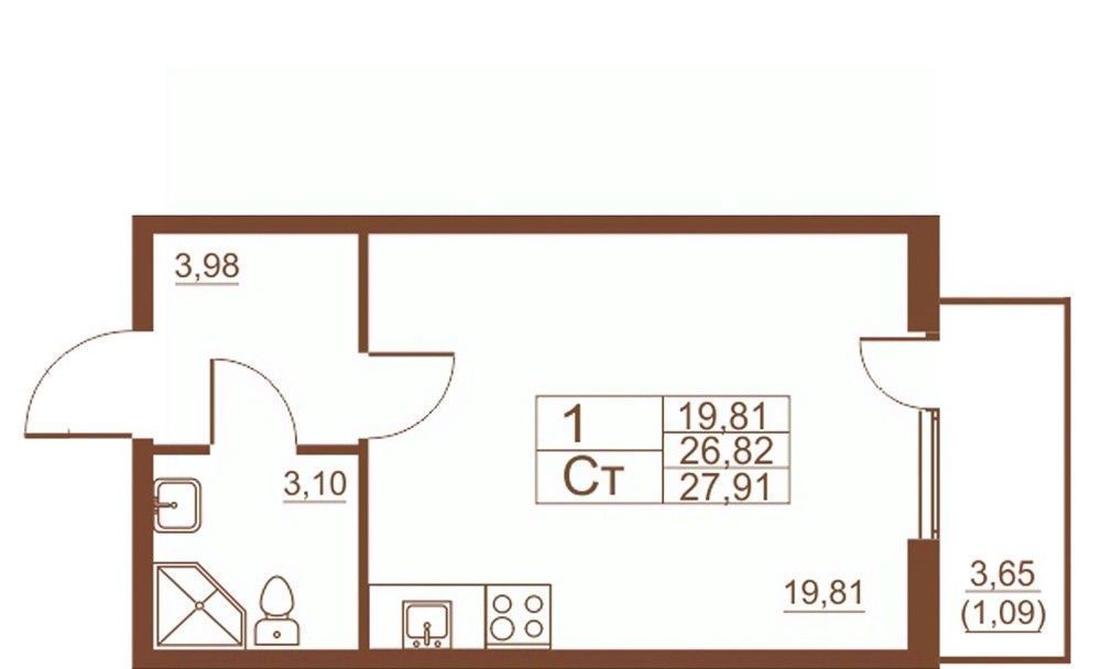 квартира г Санкт-Петербург п Шушары ш Московское 262к/4 Шушары фото 1