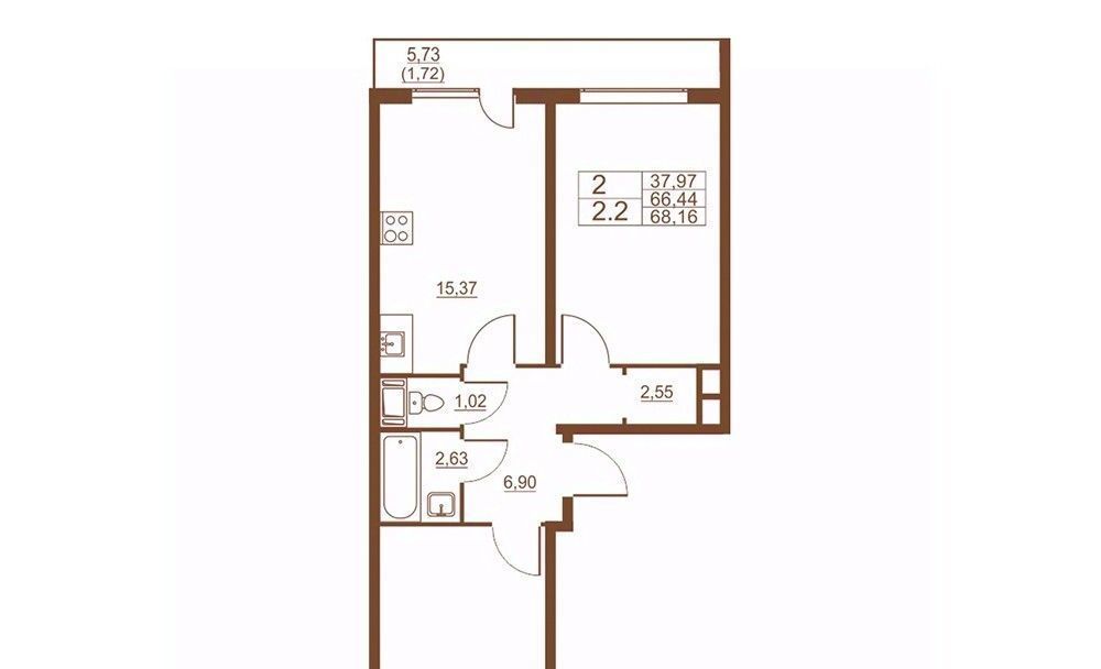 квартира г Санкт-Петербург п Шушары ш Московское 262к/4 Шушары фото 1