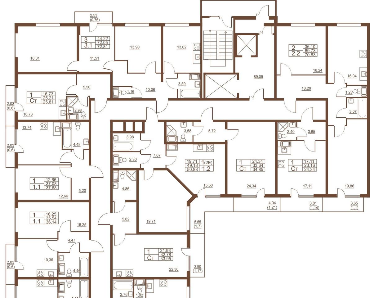 квартира г Санкт-Петербург п Шушары ш Московское 262к/4 Шушары фото 2