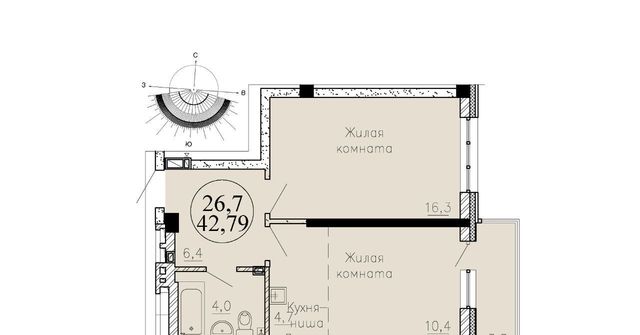 квартира г Новосибирск р-н Ленинский ул Озерная 73 Площадь Маркса фото