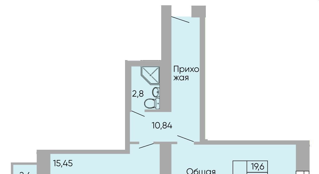 квартира г Ростов-на-Дону р-н Пролетарский Александровка ул Вересаева 103в/1 ЖК «Сиреневый квартал» фото 1