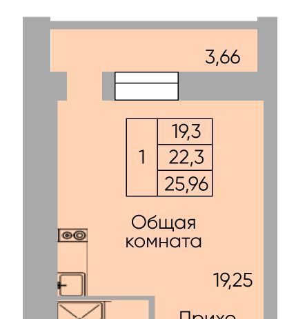 квартира г Ростов-на-Дону р-н Пролетарский Александровка ул Вересаева 103в/1 ЖК «Сиреневый квартал» фото 1