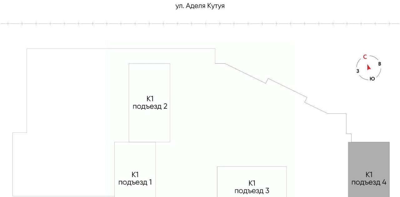 квартира г Казань метро Горки ЖК «Вознесенский квартал» фото 1