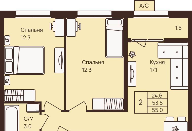 квартира р-н Всеволожский д Новое Девяткино ЖК Девяткино Девяткино фото 1