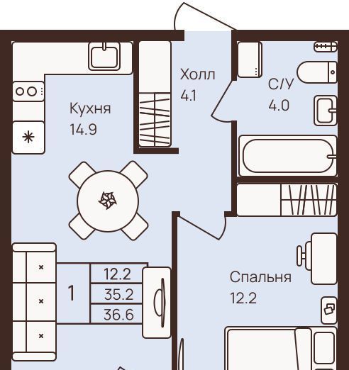 квартира р-н Всеволожский д Новое Девяткино ЖК Девяткино Девяткино фото 1