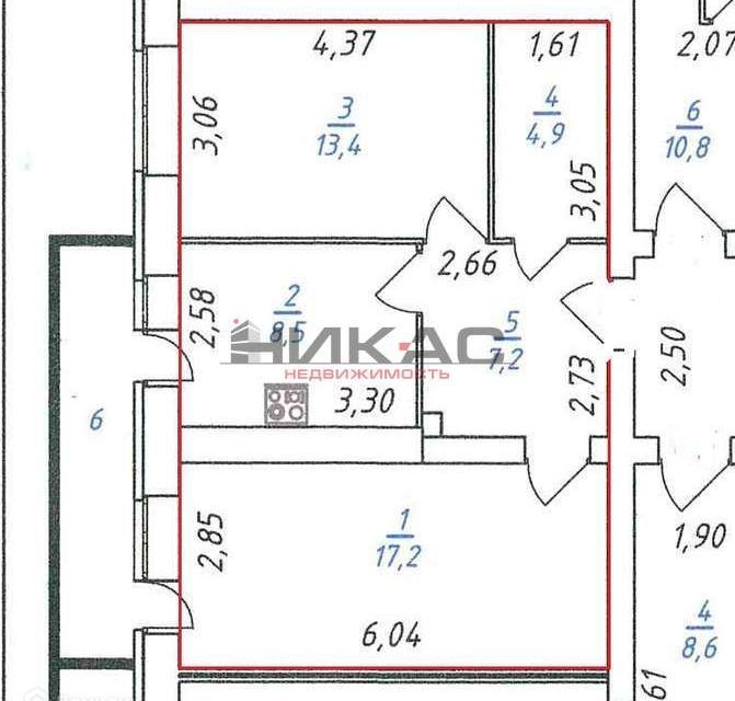 квартира г Ярославль р-н Красноперекопский Починки ул Соловьева 11 фото 2