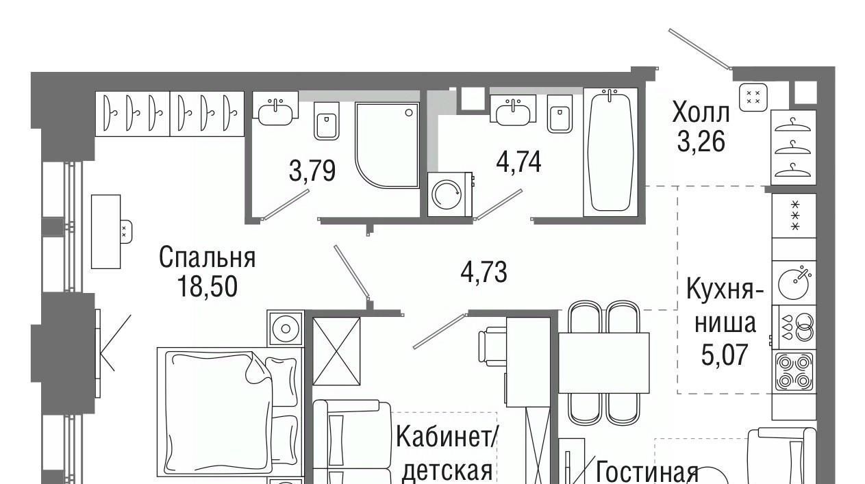 квартира г Москва метро Верхние Лихоборы проезд Ильменский 14к/1 фото 2