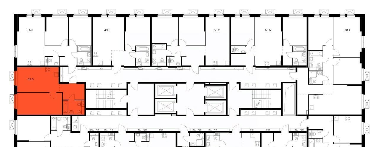 квартира г Москва метро Коломенская Второй Нагатинский 4 фото 2