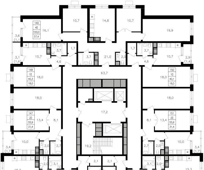 квартира г Москва ул Берзарина 2/2 поле, 32к, Октябрьское фото 2