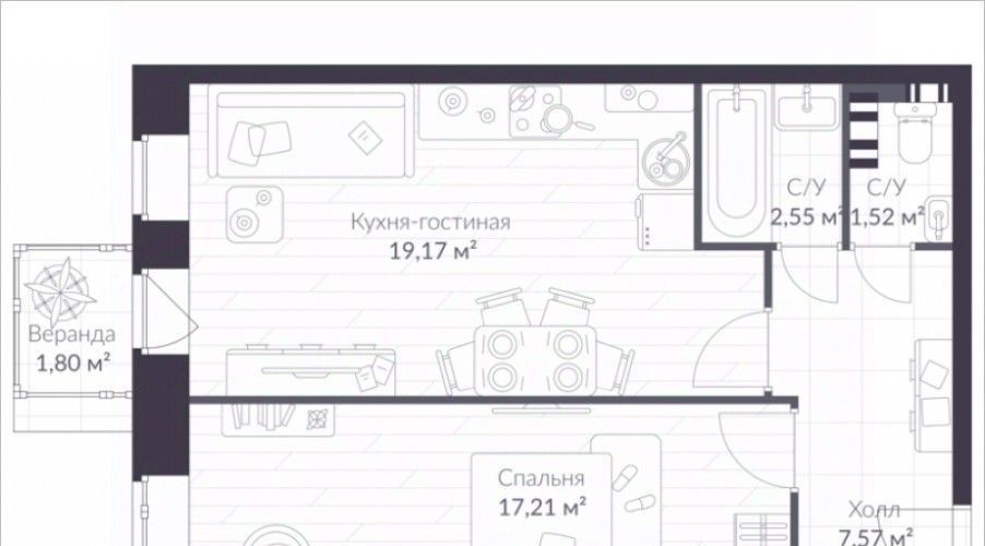 квартира г Санкт-Петербург п Стрельна ш Красносельское 22 метро Проспект Ветеранов фото 1