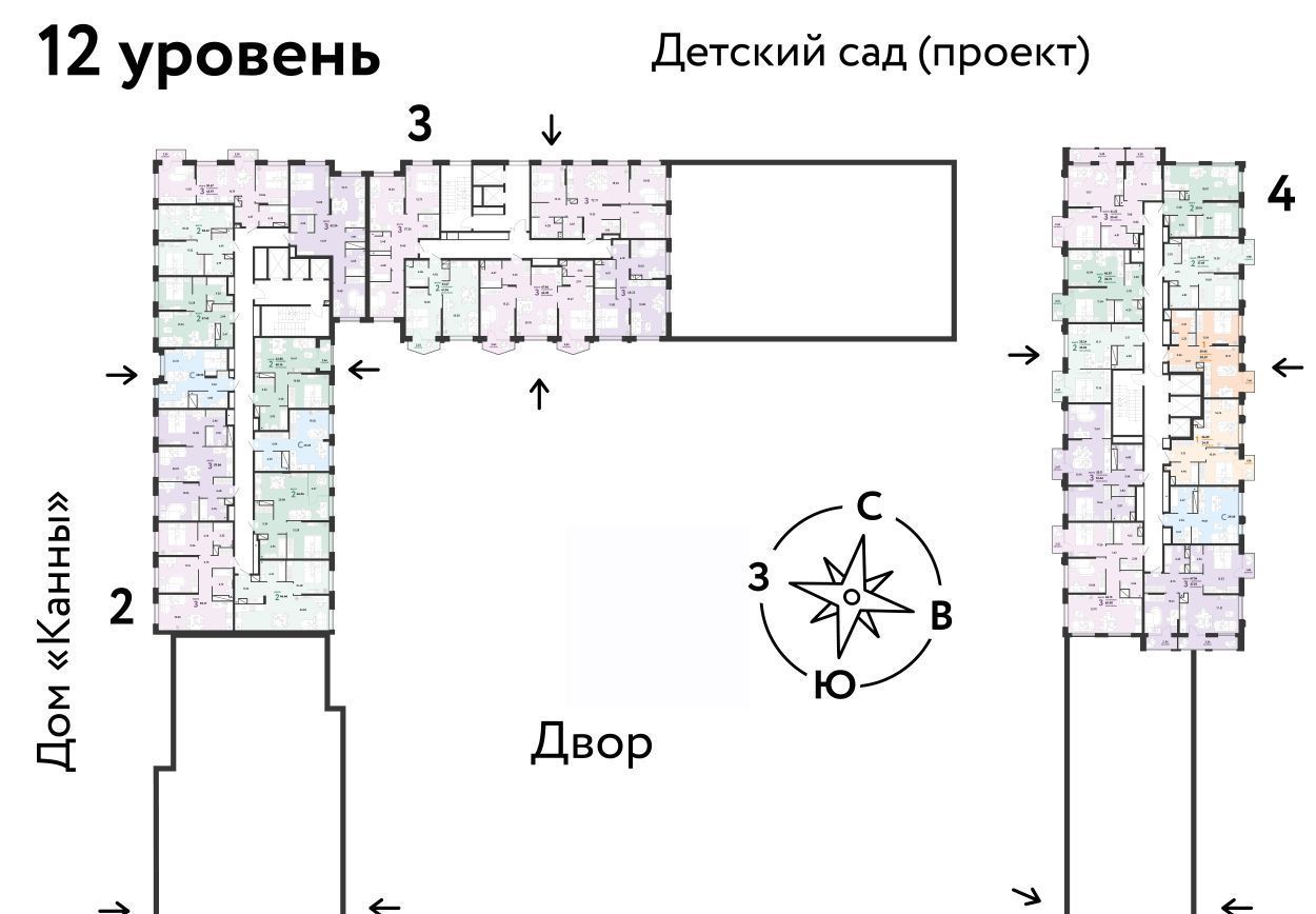 квартира г Тюмень р-н Центральный ул Береговая 100к/1 фото 2