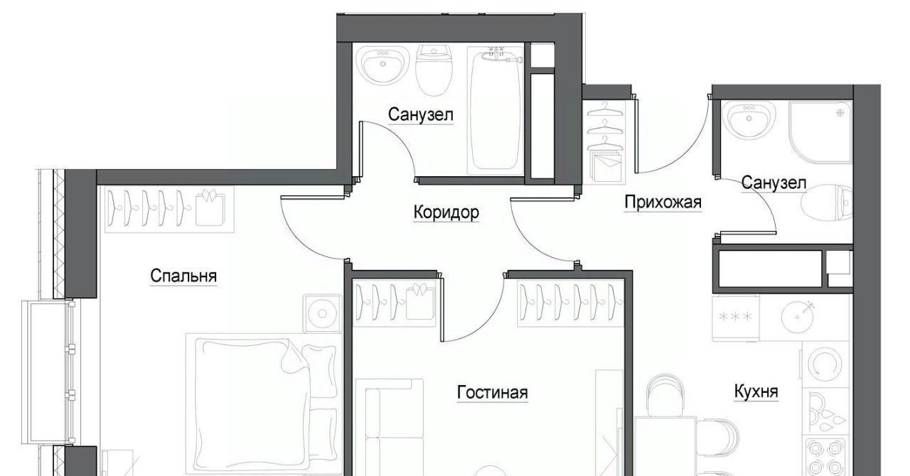 квартира г Москва метро Селигерская район Дегунино проезд Ильменский 14к/3 фото 2