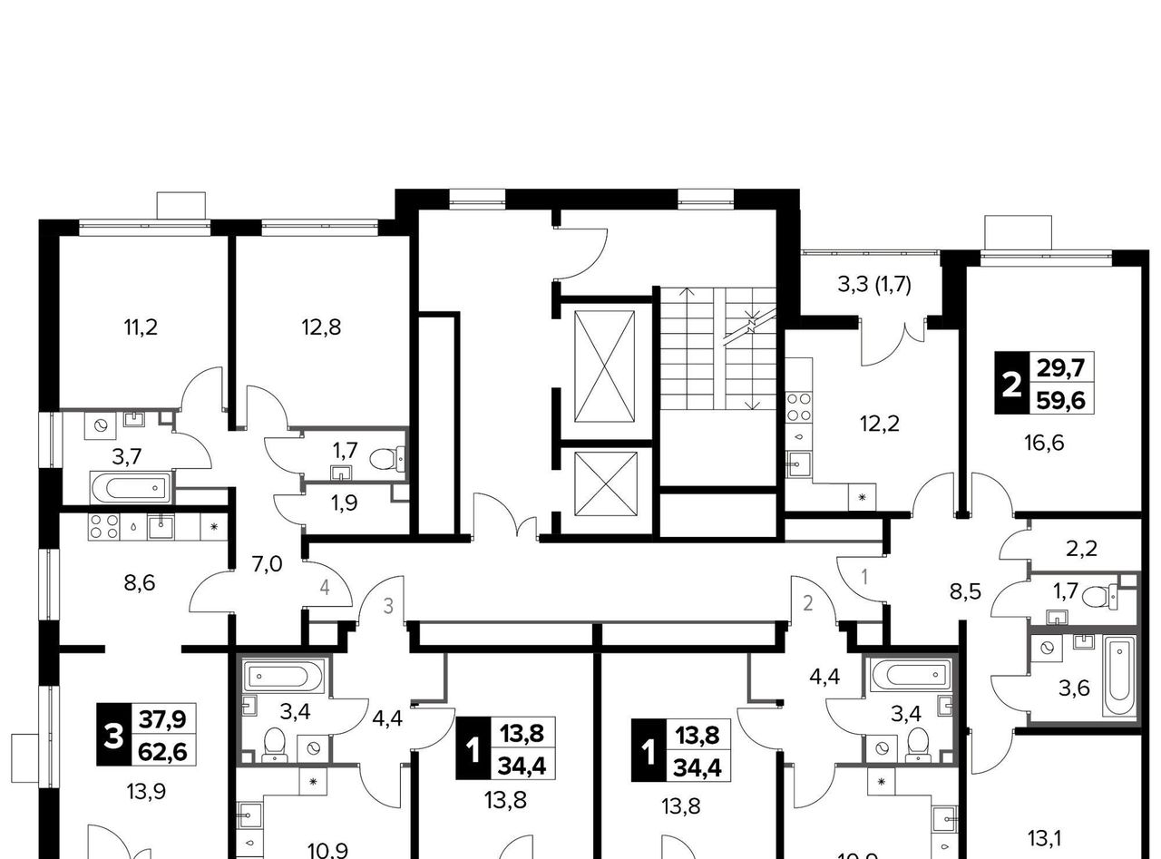 квартира г Москва метро Ховрино ш Ленинградское 228бс/4 фото 2