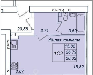 квартира р-н Зеленодольский с Осиново ул Марата Ахметшина 3 Осиновское с/пос, Авиастроительная фото 1