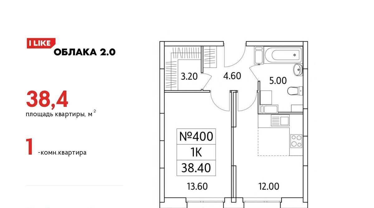 квартира г Люберцы ЖК «Облака 2.0» Некрасовка фото 1