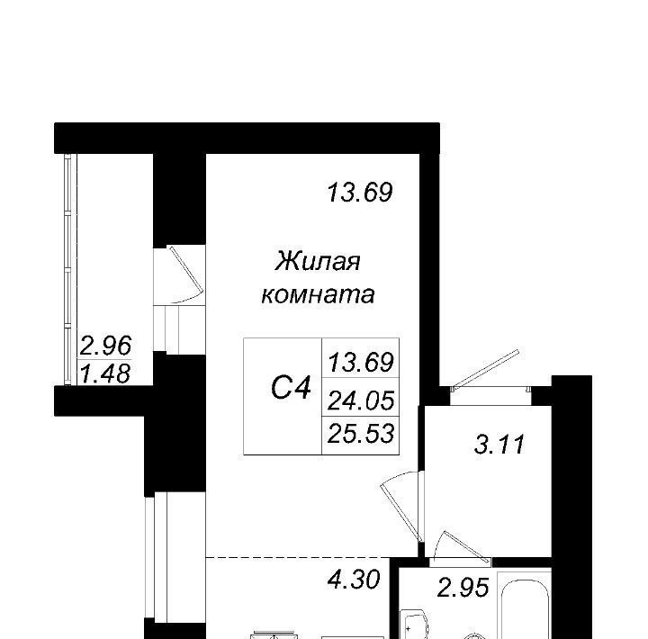 квартира р-н Зеленодольский с Осиново ЖК «Радужный-2» Осиновское с/пос, Авиастроительная фото 1