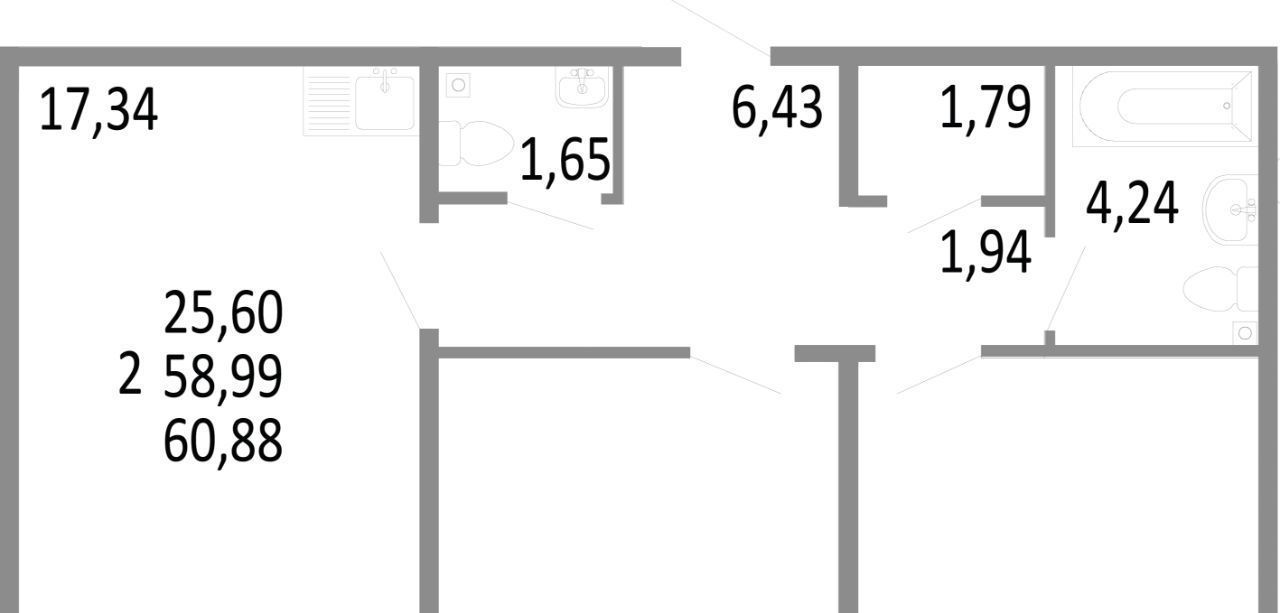 квартира г Екатеринбург Чкаловская ЖК Притяжение фото 1