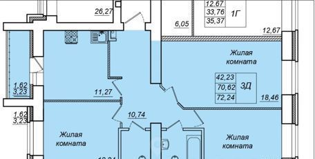 квартира р-н Зеленодольский с Осиново ул Марата Ахметшина 1 Осиновское с/пос, Авиастроительная фото 1