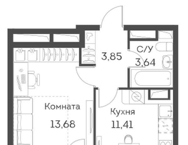 квартира г Москва метро Юго-Восточная метро Нижегородская Нижегородский ЖК Аквилон Бисайд ао, Нижегородский район муниципальный район фото 1