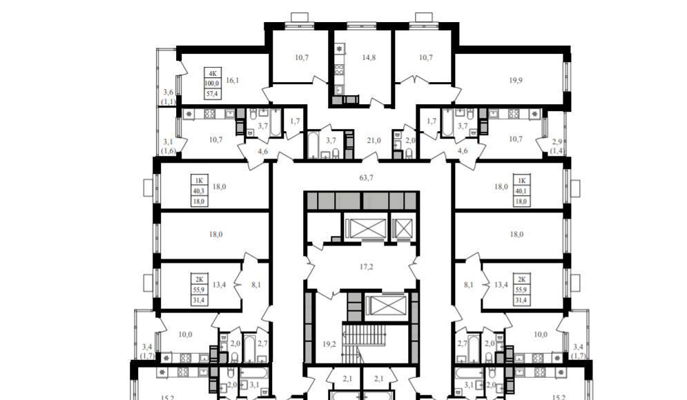 квартира г Москва Щукино ул Берзарина 2/2 поле, 32к, Октябрьское фото 2