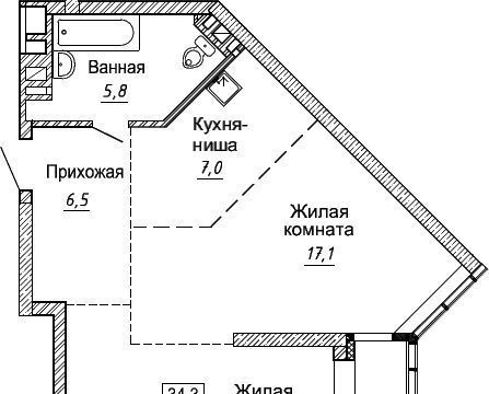 квартира г Новосибирск Берёзовая роща ул Фрунзе с 1 фото 1