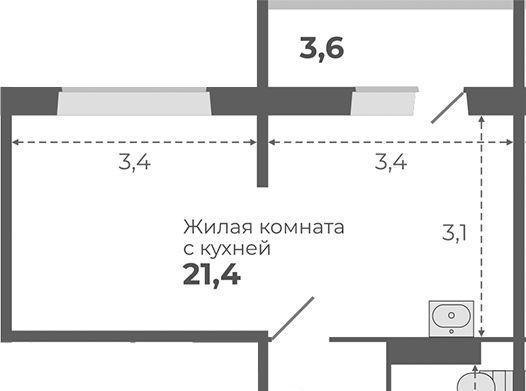 квартира р-н Новосибирский п Садовый р-н мкр Околица Станционный с/с, Заельцовская фото 1