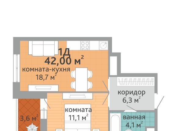 квартира г Екатеринбург Чкаловская ул Краснолесья 108/2 фото 1