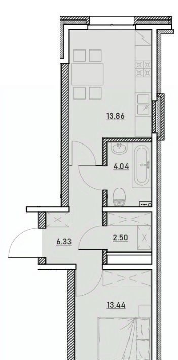 квартира г Иркутск р-н Ленинский ЖК Zenith фото 1