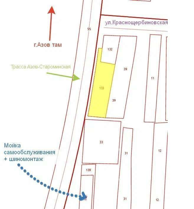 земля р-н Староминский ст-ца Староминская ул Краснощербиновская 117 Староминское сельское поселение фото 2