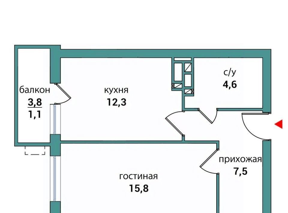 квартира г Самара Гагаринская ЖК Логика-2 фото 1