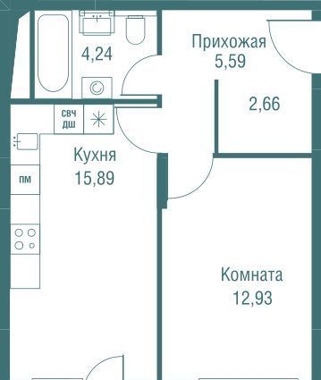 квартира г Одинцово ЖК «Одинбург» Одинцово фото 2