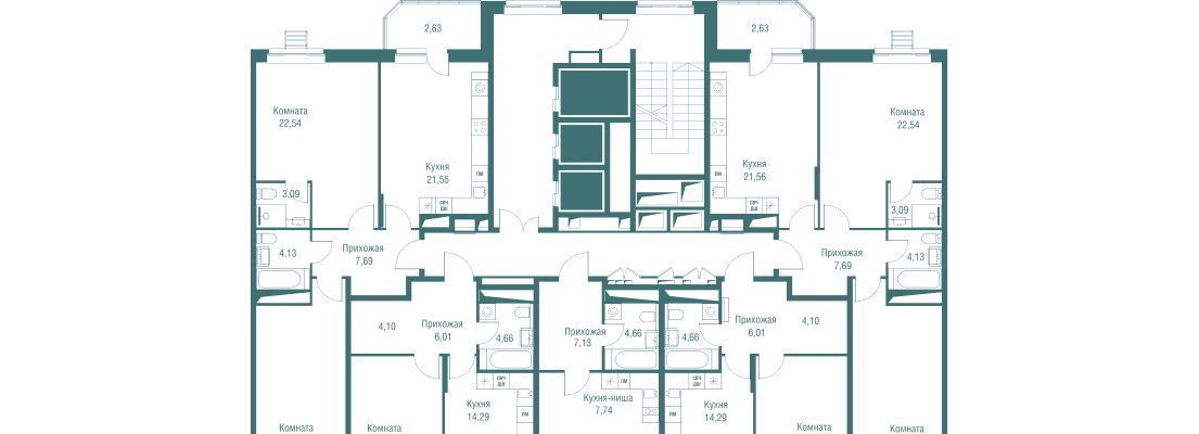 квартира г Одинцово ЖК «Одинбург» Одинцово фото 3