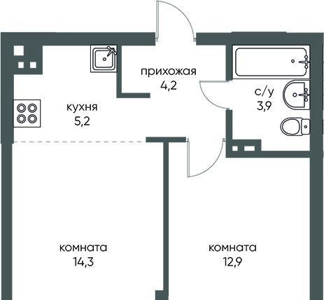 квартира г Новосибирск р-н Дзержинский Золотая Нива ул Коминтерна 1с фото 1