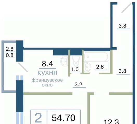 г Красноярск р-н Железнодорожный ул Профсоюзов ЖК Дубенский Красноярский кадастровый район, 3 с 8 фото