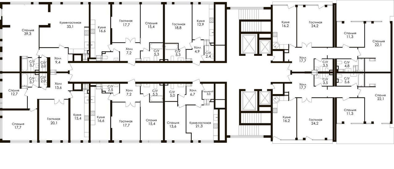 квартира г Москва метро Калужская ул Херсонская 43к/5 фото 2