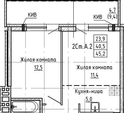 квартира г Новосибирск р-н Заельцовский Заельцовская ул Ляпидевского 5 фото 1