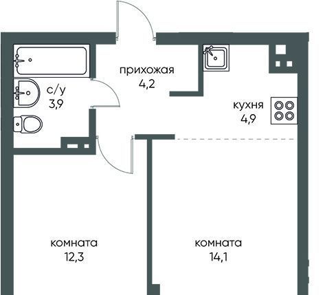 квартира г Новосибирск Золотая Нива ул Коминтерна 1с фото 1