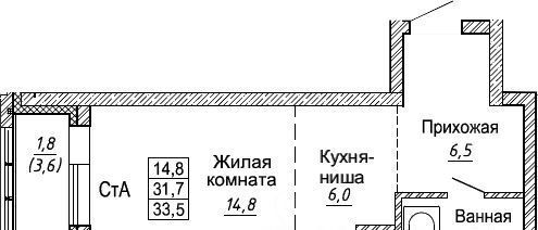 квартира г Новосибирск Берёзовая роща ул Фрунзе с 1 фото 1