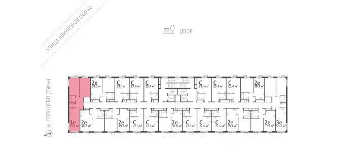 квартира г Москва метро Солнцево ул Авиаторов 1 фото 3