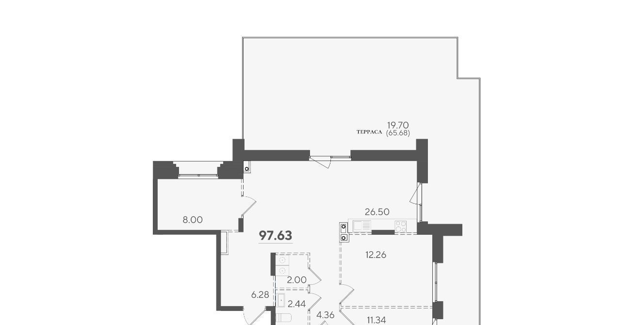 квартира г Казань Кремлёвская Адмиралтейская слобода ул Большая 76 мкр фото 2