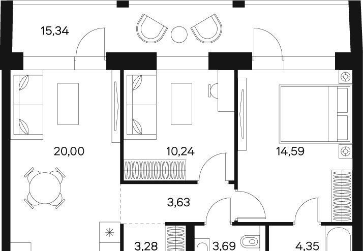 квартира г Москва метро Тульская Даниловский ул Автозаводская 26 фото 1