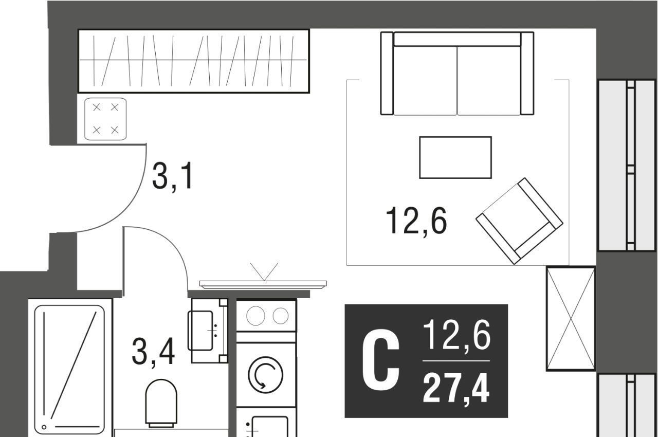 квартира г Москва метро Свиблово проезд Серебрякова 11/13к 1 фото 1