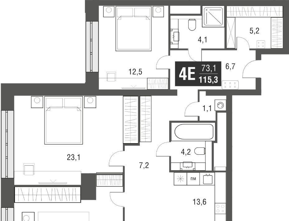 квартира г Москва метро Свиблово проезд Серебрякова 11/13к 1 фото 1